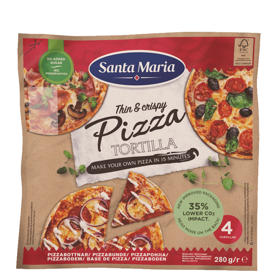 Pizza Tortilla (4er Pack)
