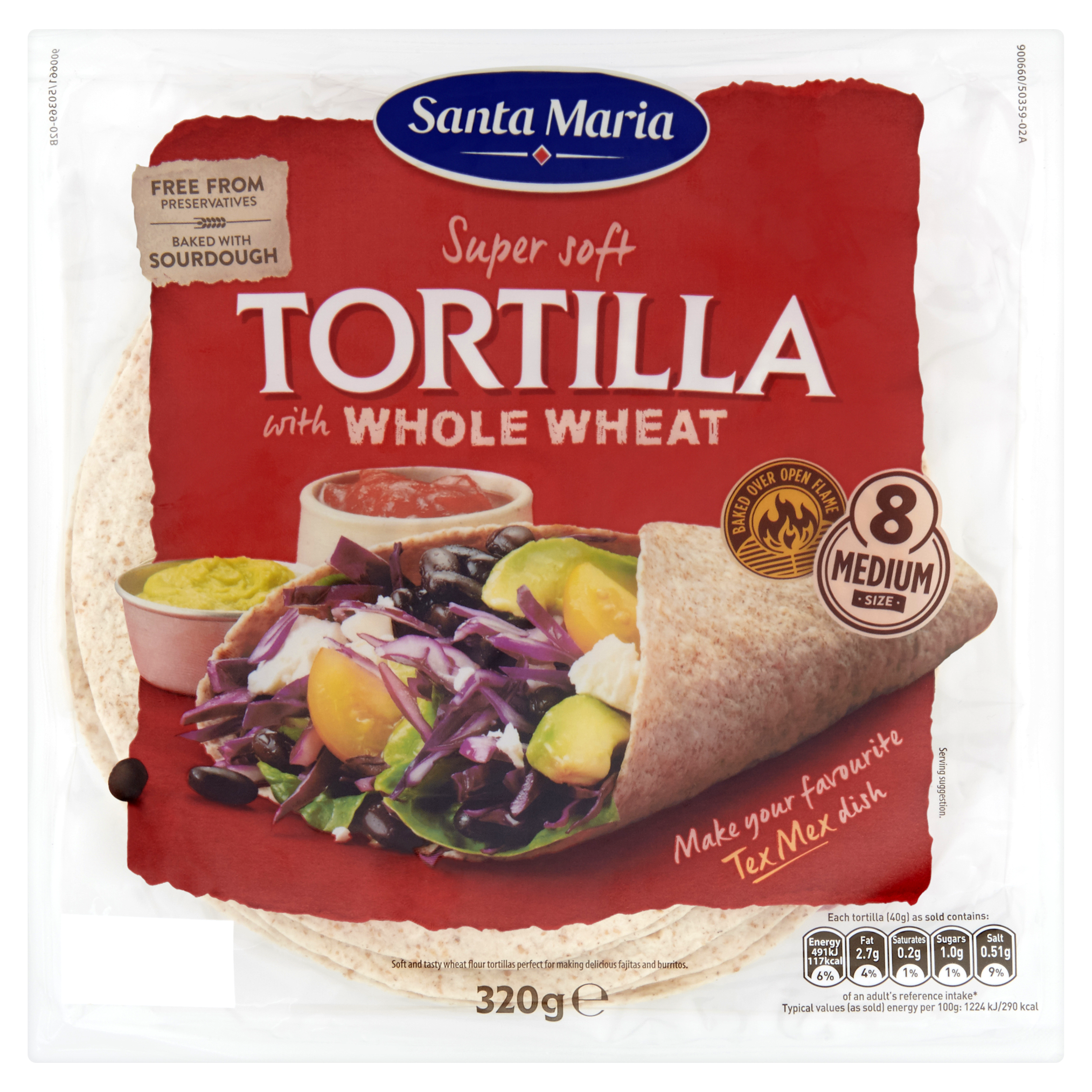 Soft Tortillas with Whole wheat 