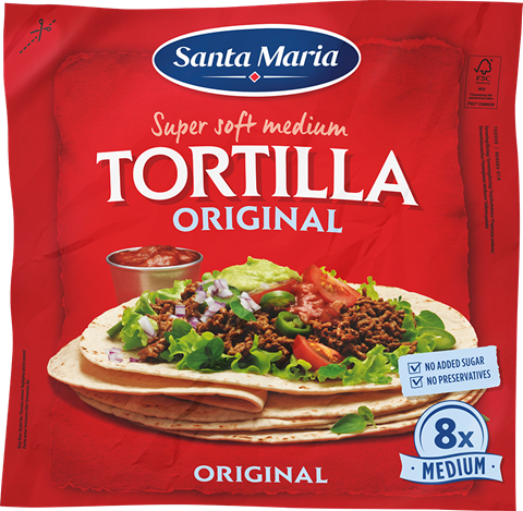 Soft Tortilla Original Medium (8-pack)