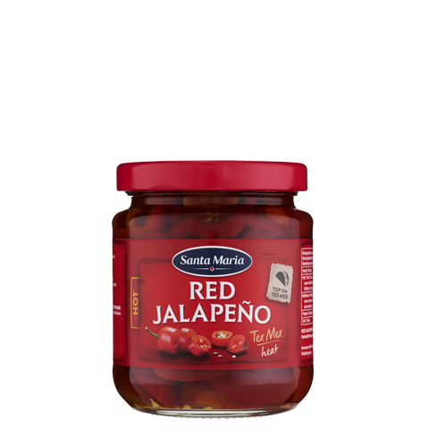 En burk med Red Jalapeño