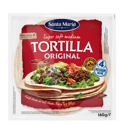 Santa maria tortilla kcal