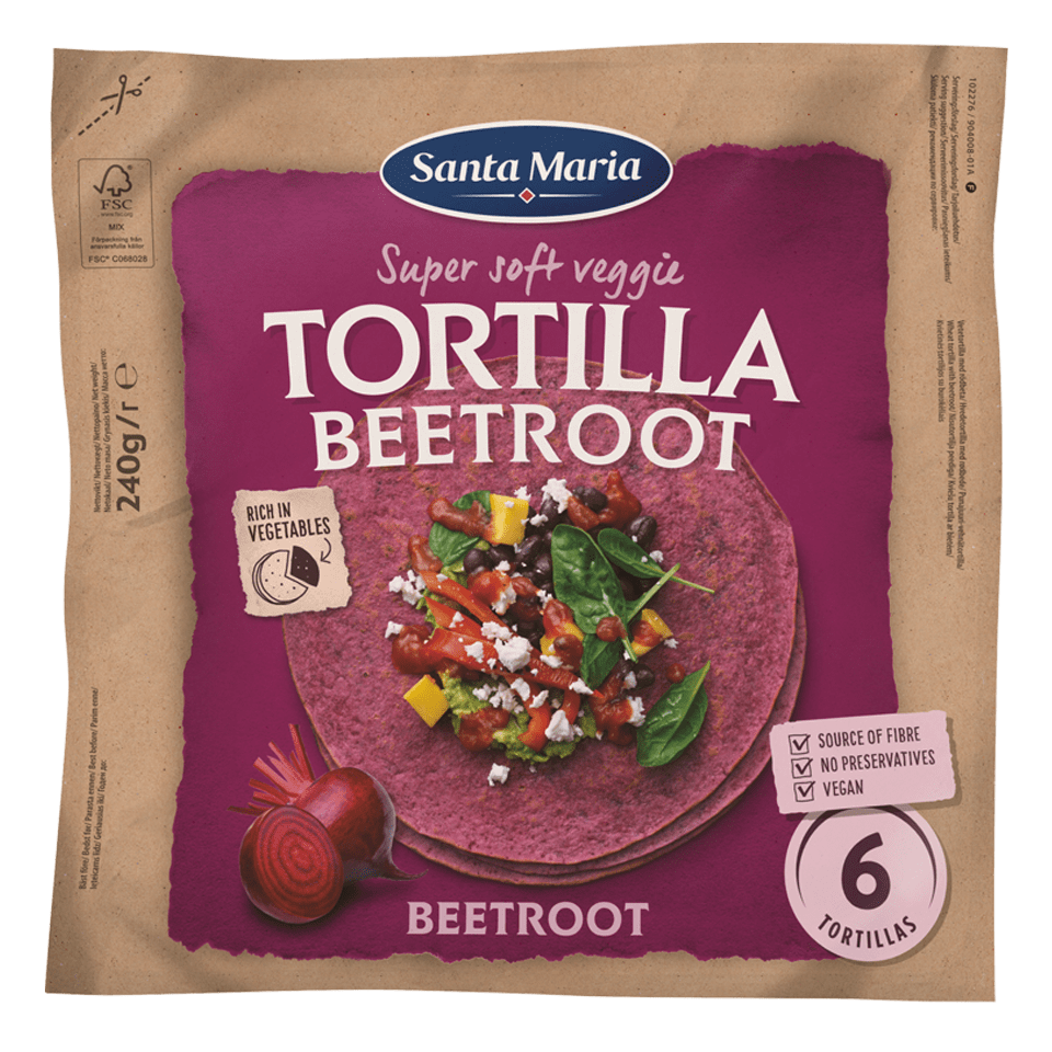 Tortilla Beetroot Medium