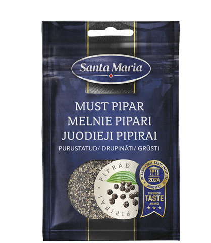 Melnie pipari, drupināti