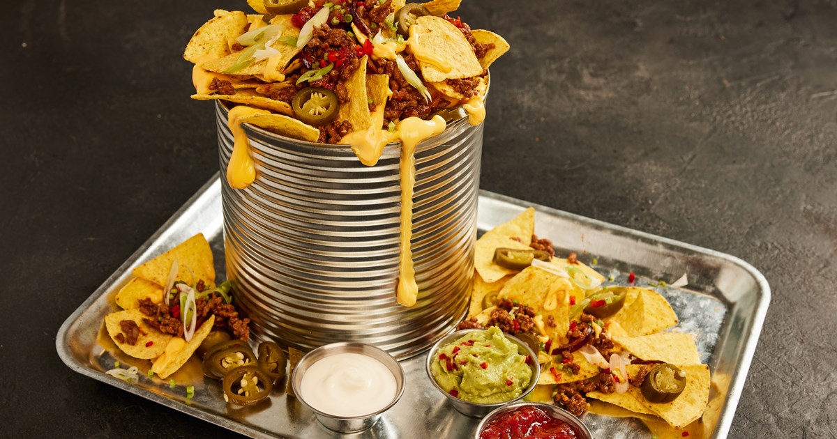 Trash Can Nachos   Paulig Pro Trash Can Nachos 